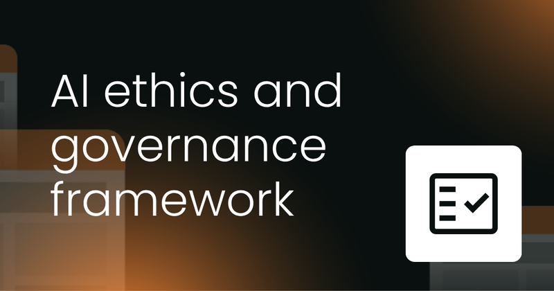 AI ethics and governance framework
