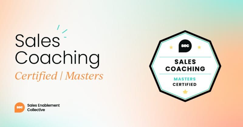 Sales Coaching Certified: Masters