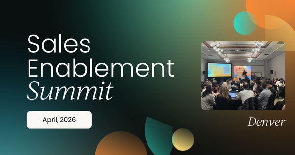 Sales Enablement Summit Denver, April 2026