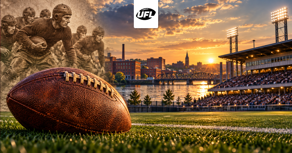 Fotbalul american se întoarce în Rhode Island: UFL vine la Pawtucket