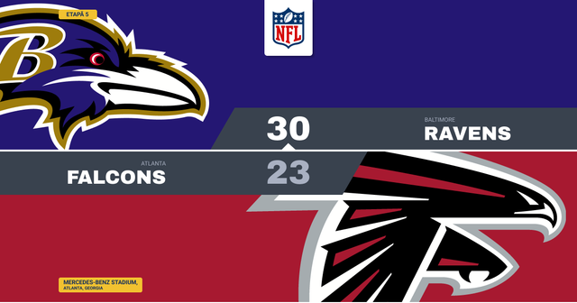 Huntley decide în prelungiri: Ravens câștigă la Atlanta