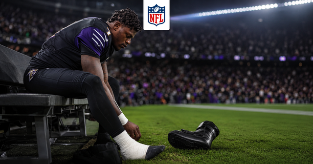 Lamar Jackson, șanse mici să joace cu Falcons după entorsa la gleznă