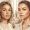 Split view comparing symmetrical melasma patches with distinct scattered sun spots