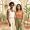 Two women with different skin tones standing side by side in soft natural light