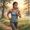 Woman running outdoors in early morning light