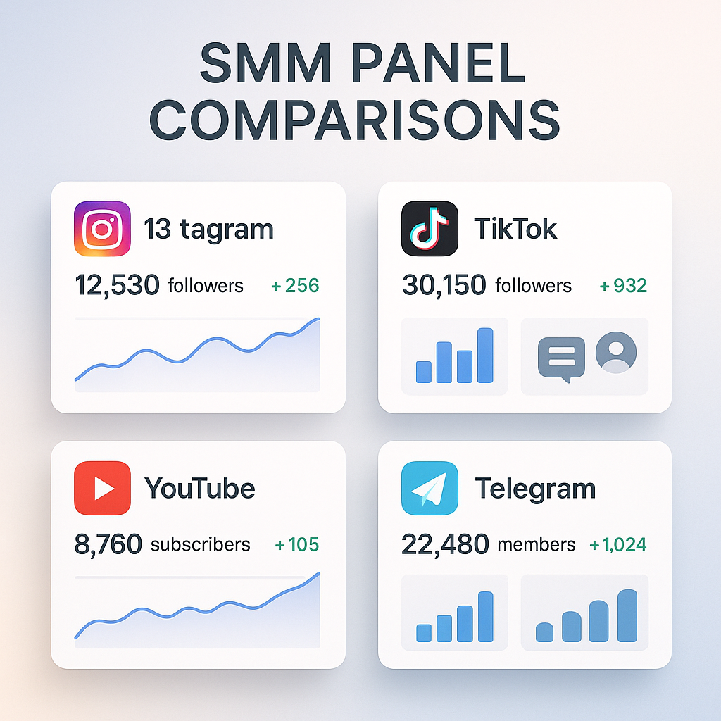 Compare SMM Panels for Fast Social Media Growth