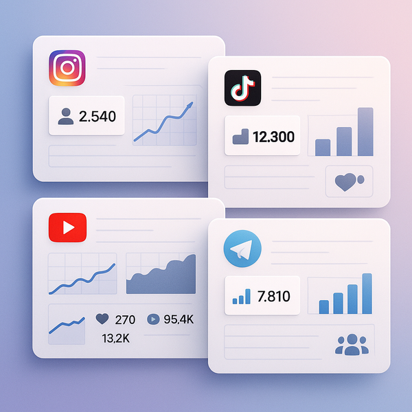 Compare SMM Panels for Instagram, TikTok, YouTube, and Telegram