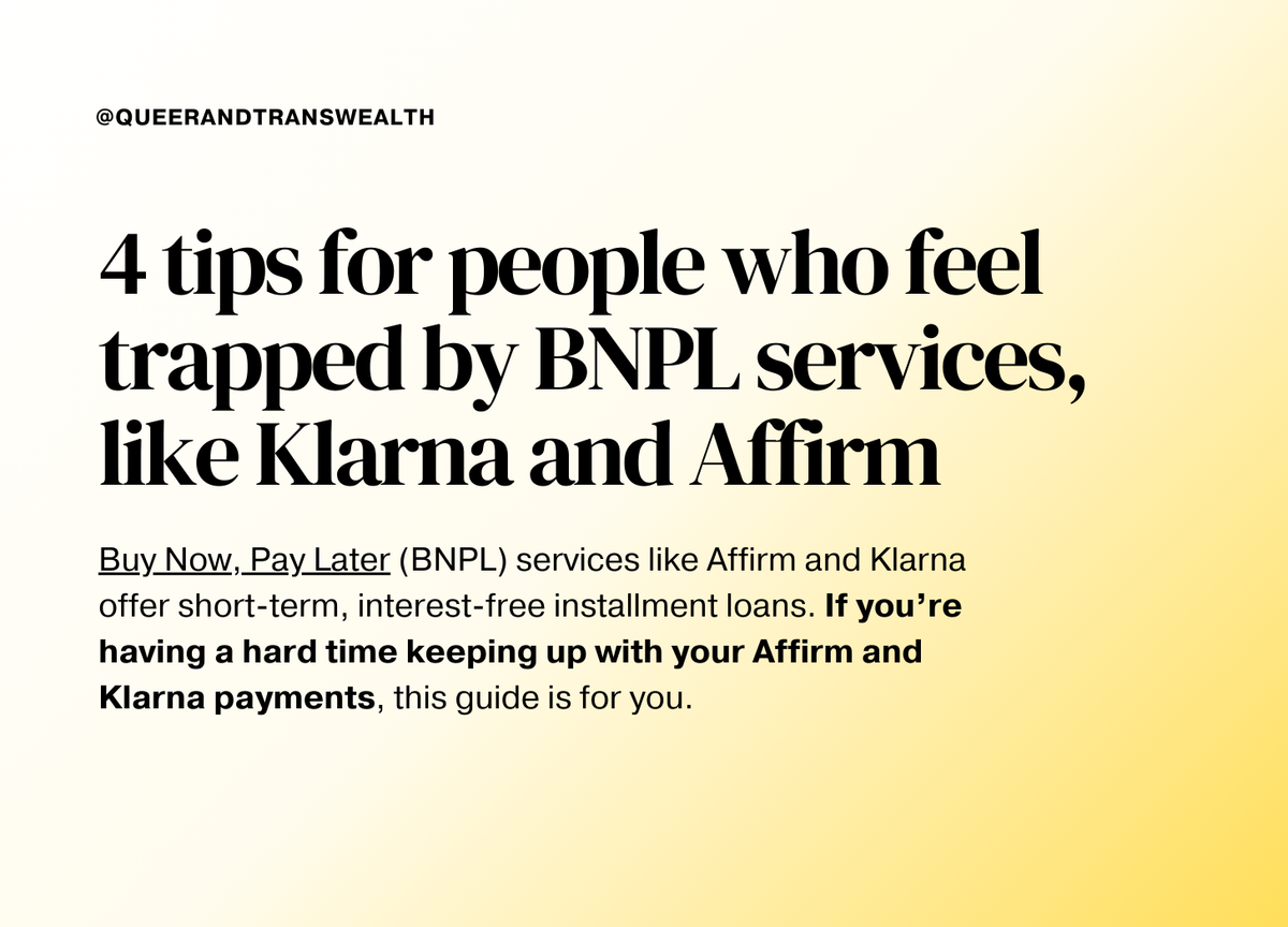 4 tips for people who feel trapped by Klarna and Affirm
