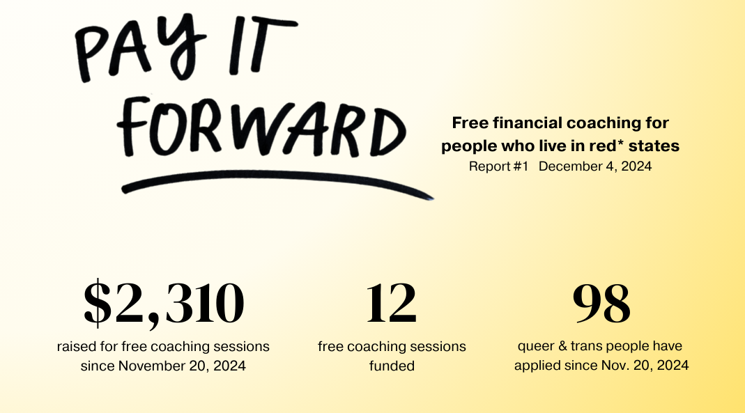 Pay It Forward: Report #1