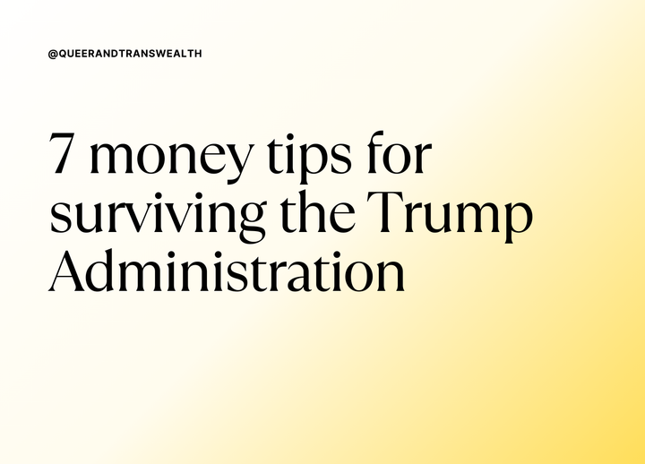 7 money tips for surviving the Trump Administration