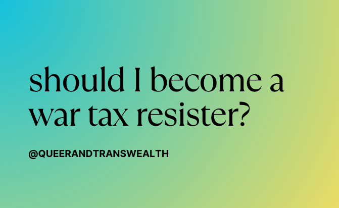 should I become a war tax resister?
