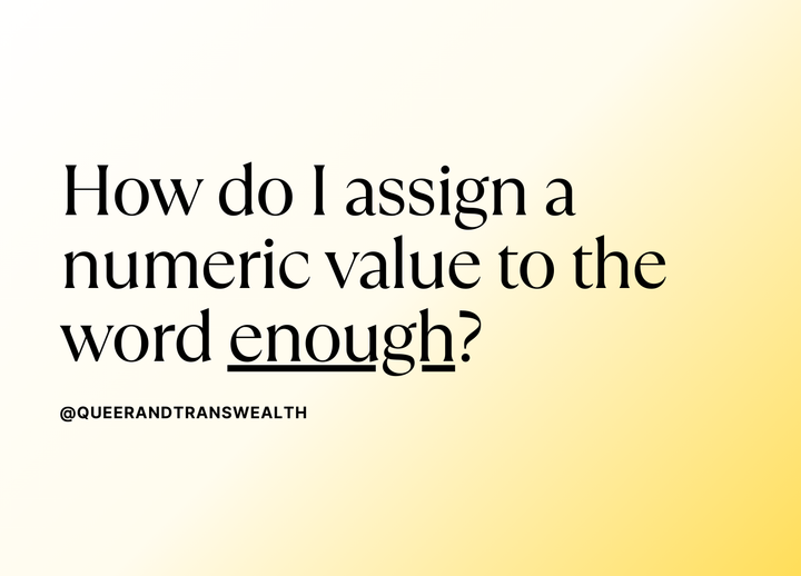 how do I assign a numeric value to the word enough?