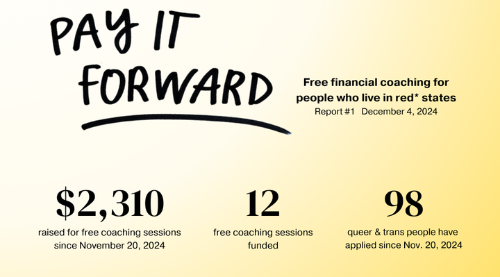 Pay It Forward: Report #1