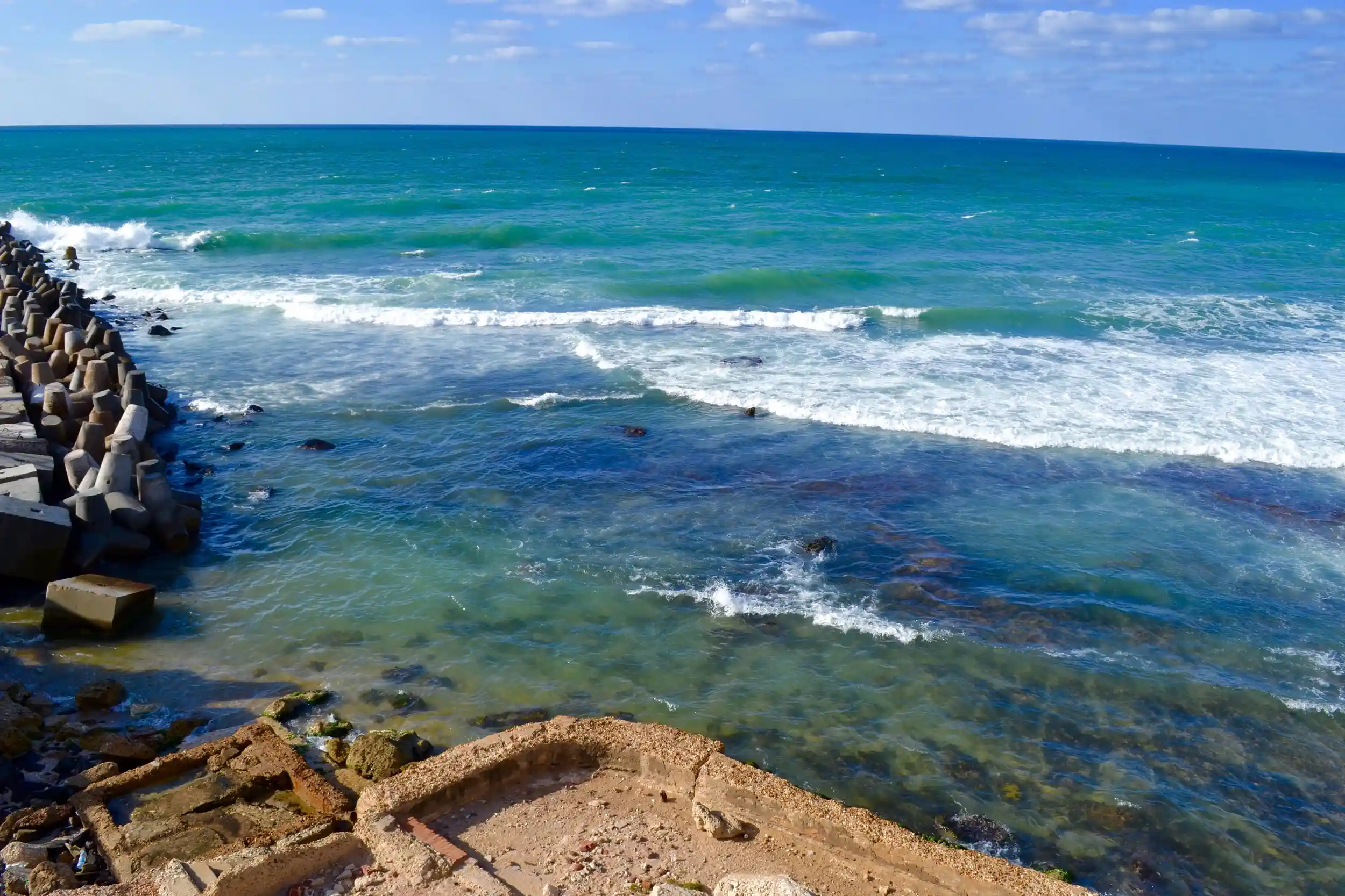 Mediterranean Sea Alexandria Egypt
