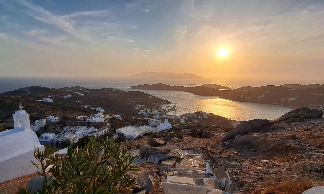 Sunset in Chora Ios
