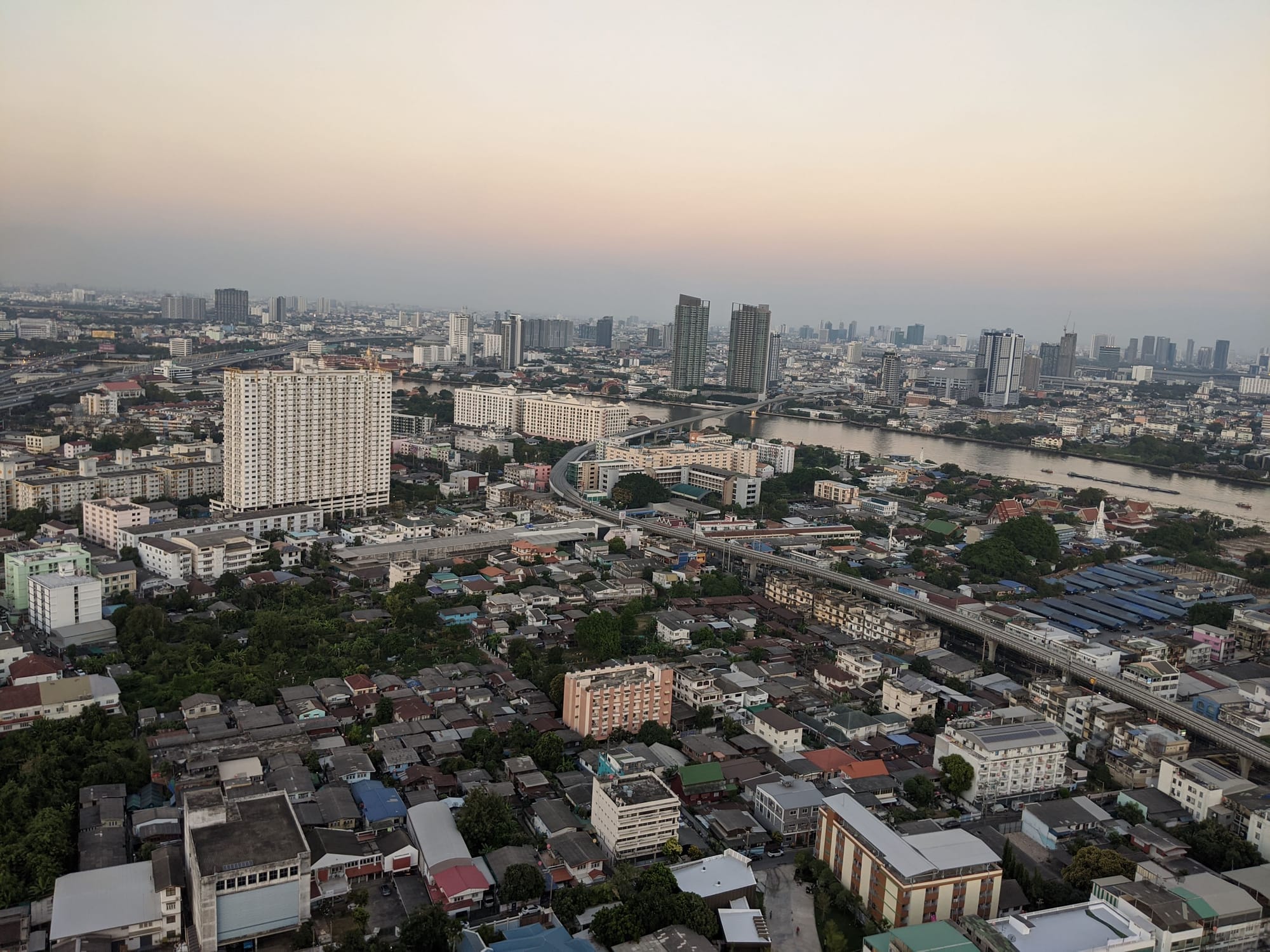 The view was awesome--when we could see it!