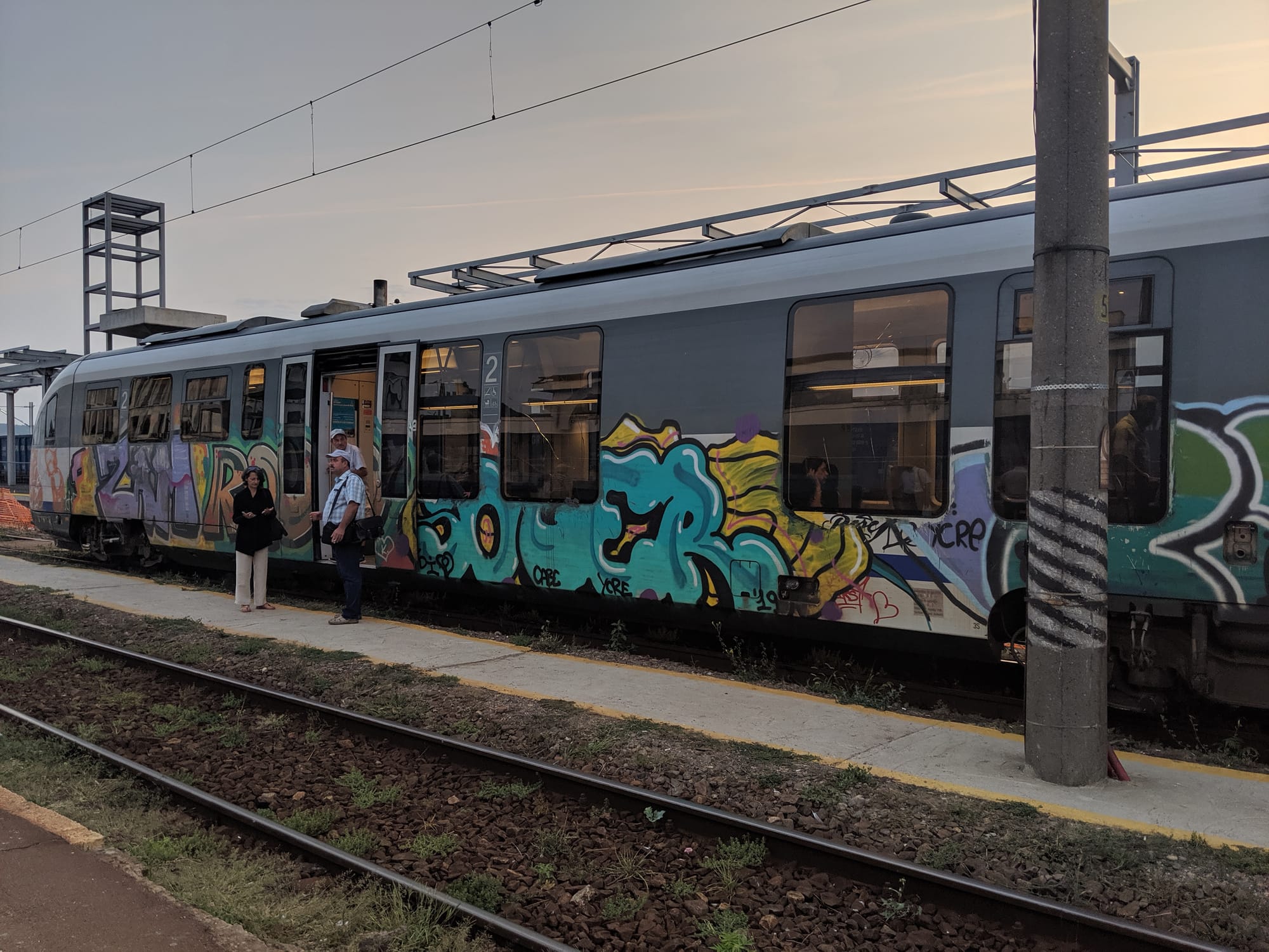 Not exactly Japanese high speed rail quality