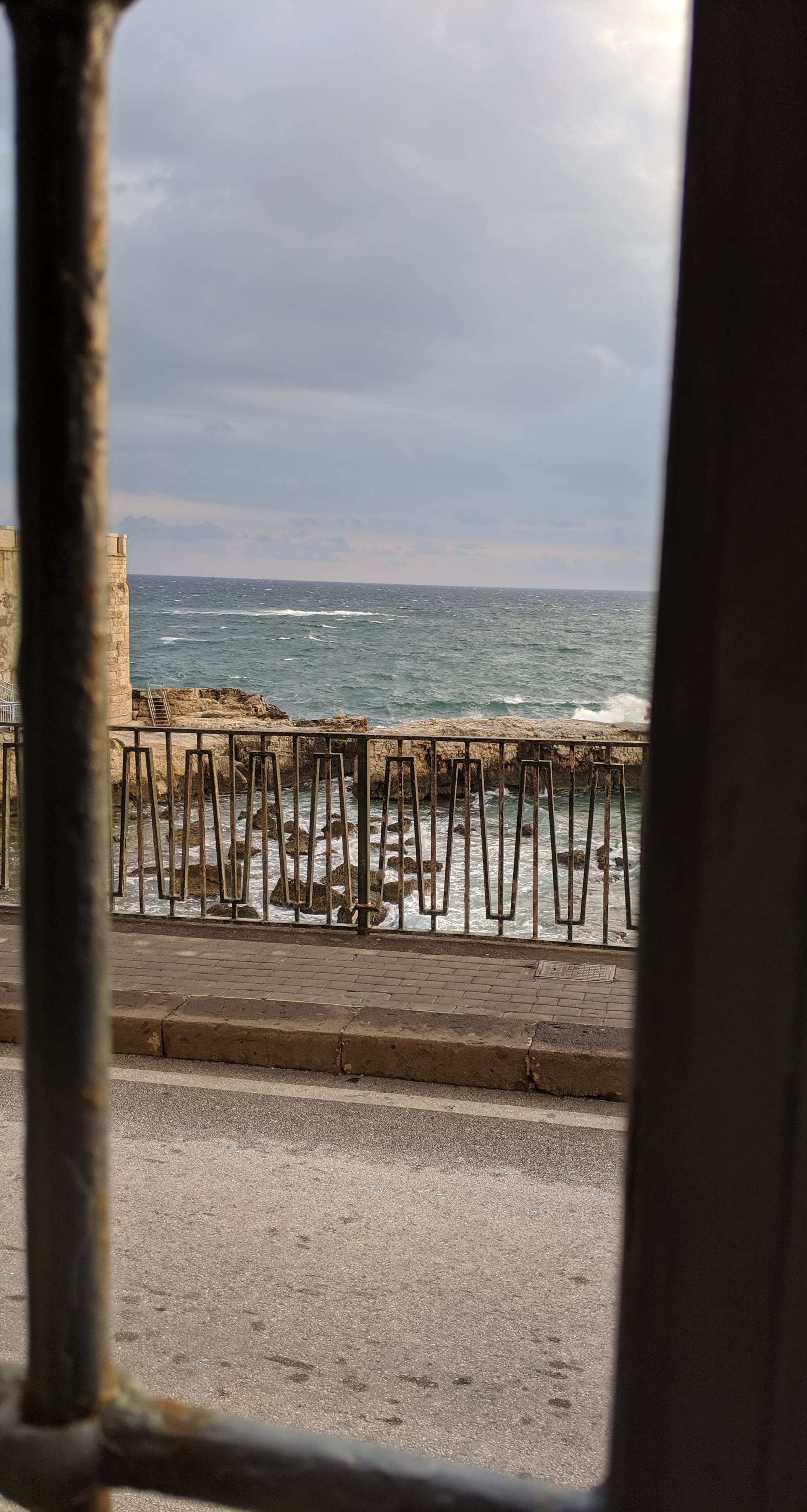 The view from our Sicily room