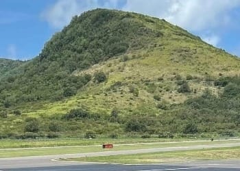 View from the airport