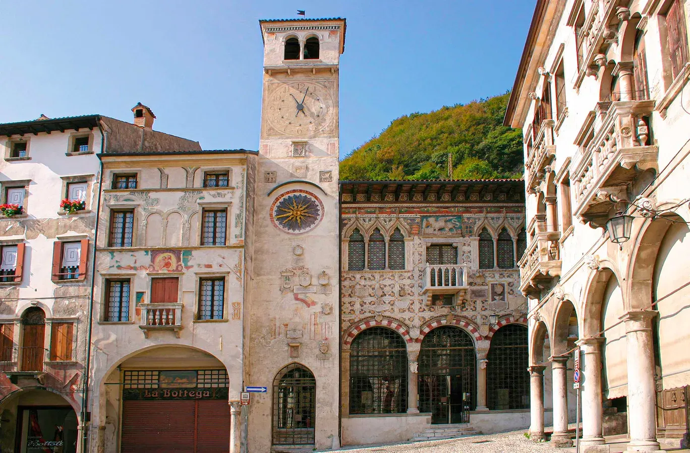 Piazza Flaminio Serravalle Vittorio Veneto Italy