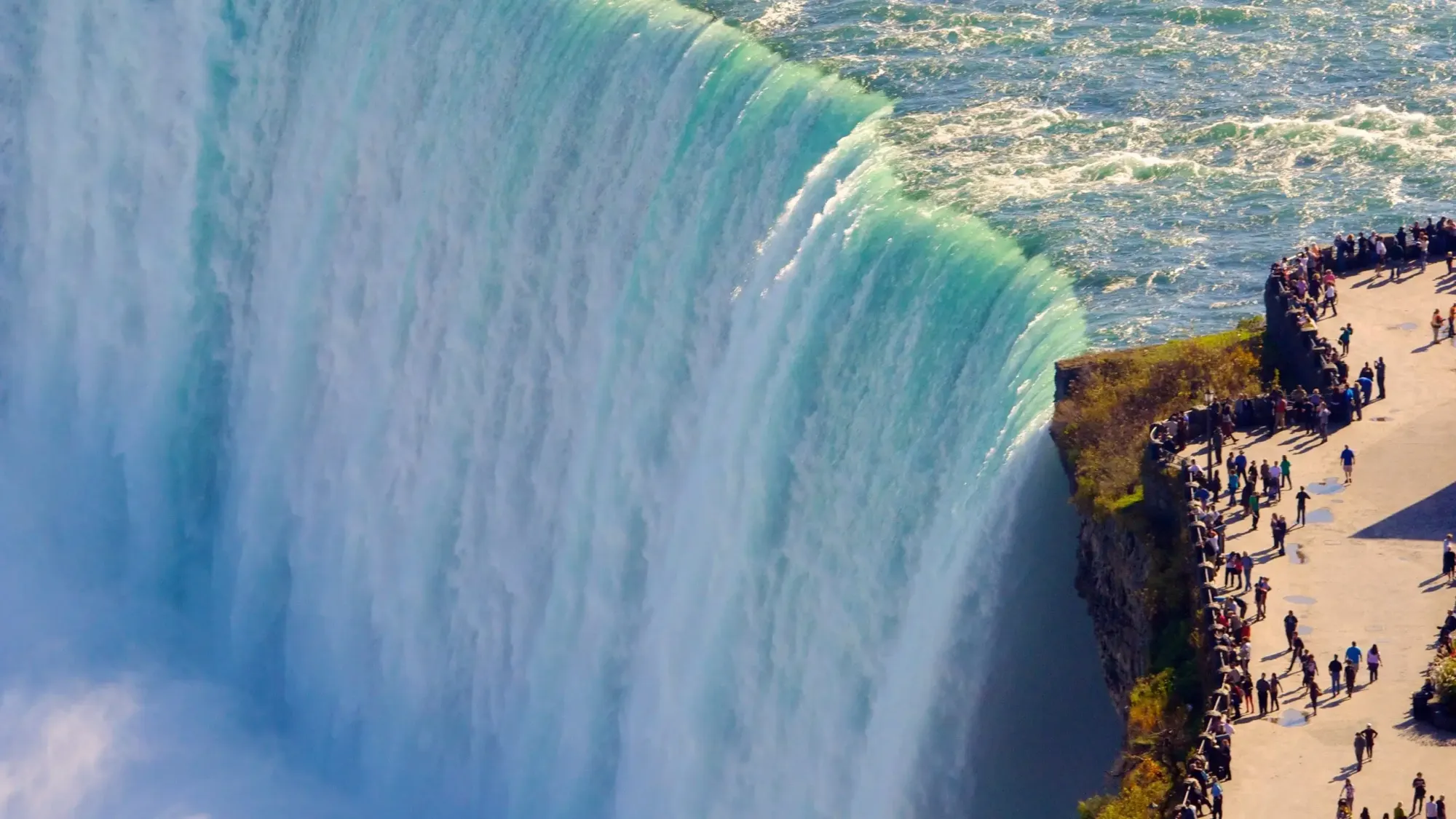 Horseshoe Falls at Niagara, seen from the Canadian side