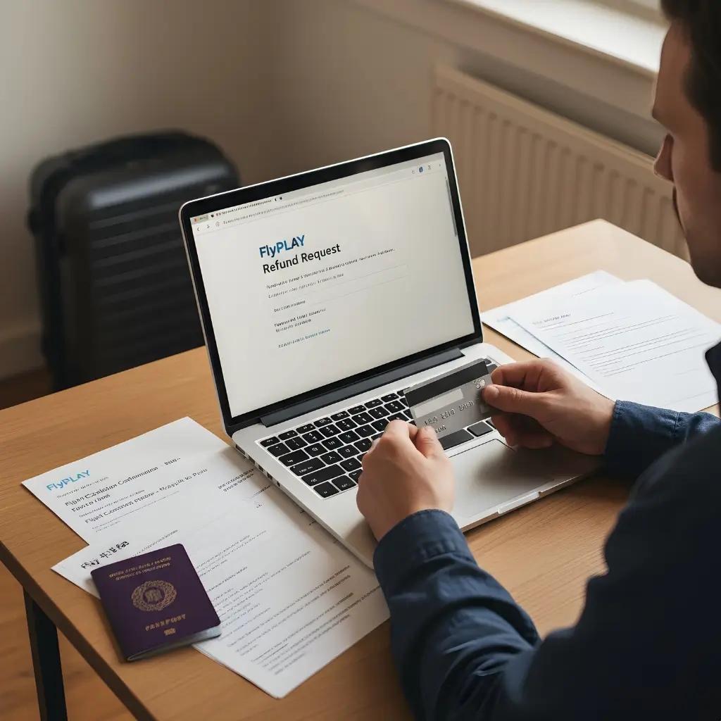 Passenger using credit card to request refund after FlyPLAY collapse