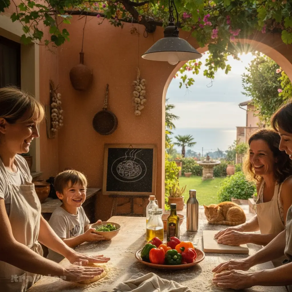 Travelers learn to cook with a local instructor sharing culture through hands-on experience.