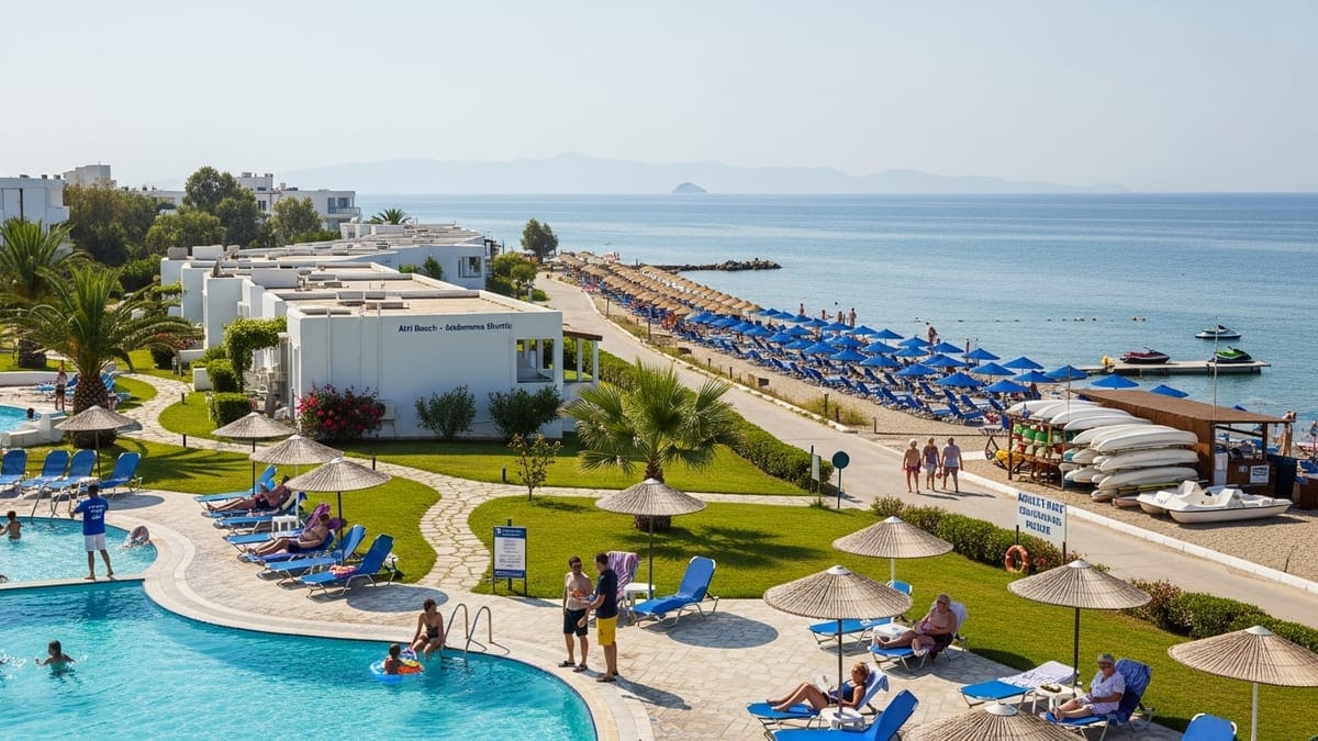 Akti Beach Club in Kos, Greece