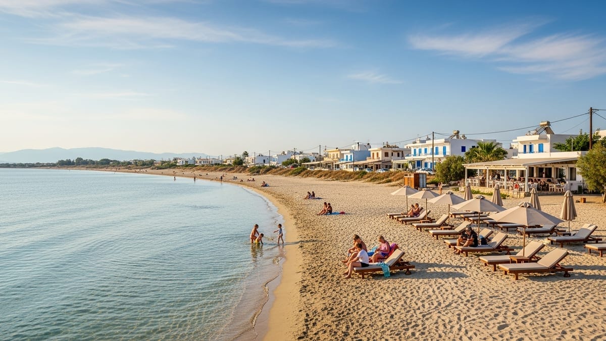 Relaxed afternoon at Tigaki Beach, Kos, Greece