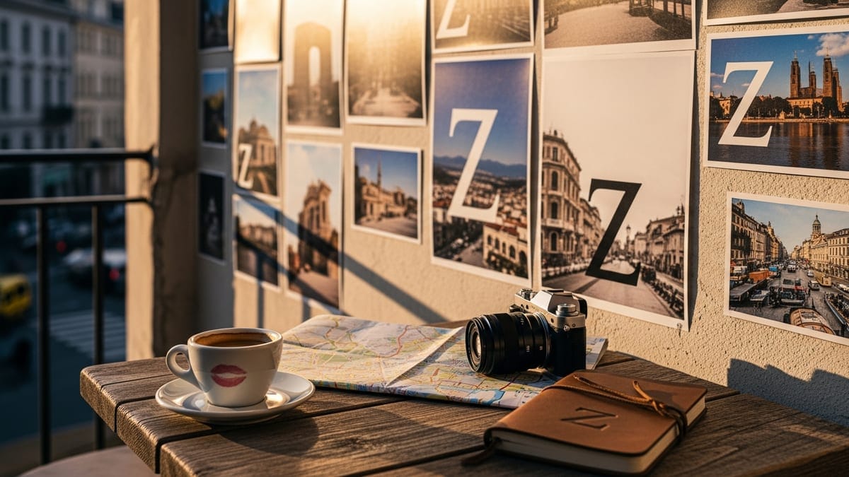 travel photos of destinations starting with 'Z' at golden hour