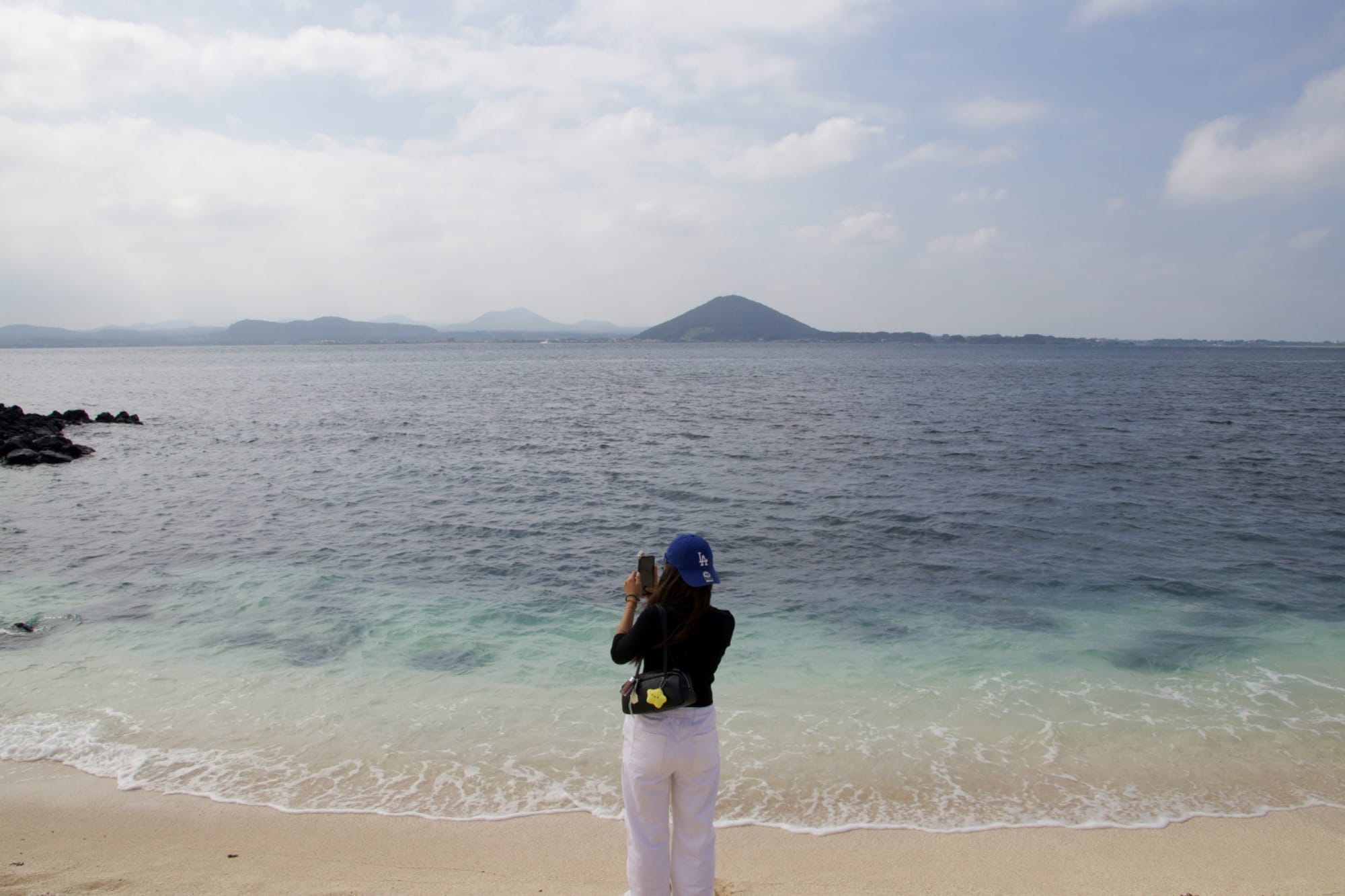 Woman on beach