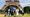 Chinese tourists at the Eiffel Tower in Paris during Golden Wee