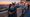 Romantic couple at Griffith Observatory during blue hour