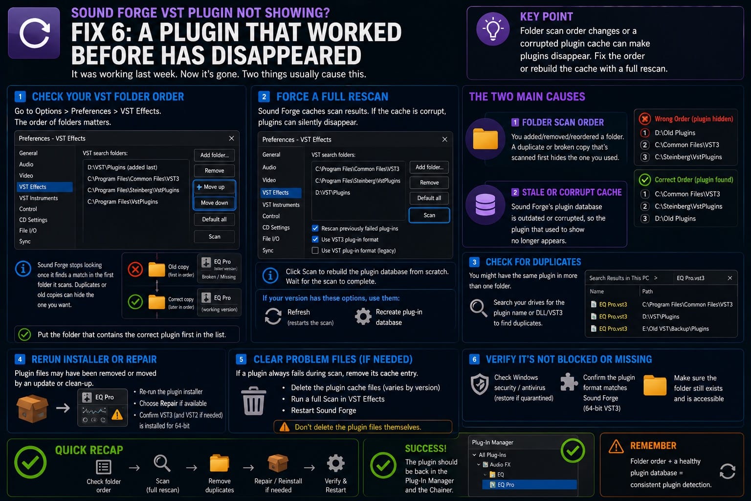Fix 6 — A Plugin That Worked Before Has Disappeared