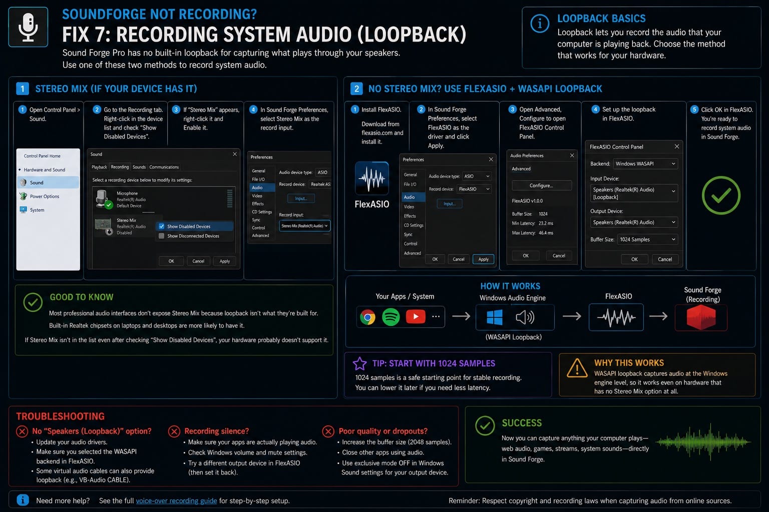 Fix 7 — Recording System Audio — Loopback