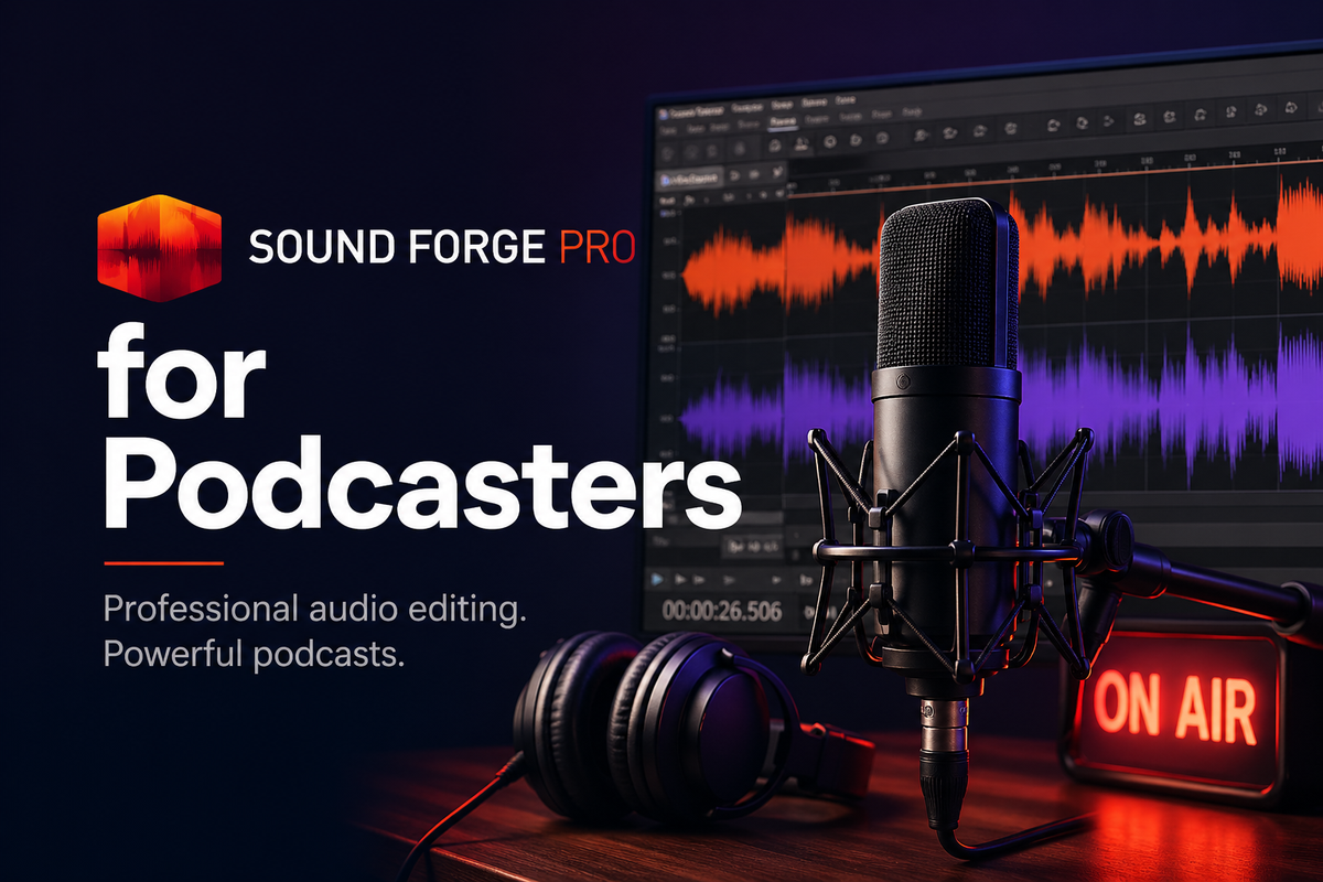Sound Forge Pro for Podcast Editing: Noise Reduction, LUFS & Export Workflow