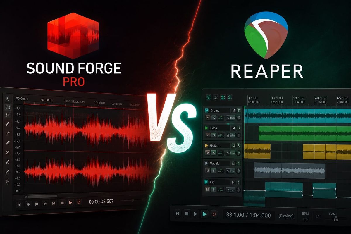 Sound Forge Pro vs Reaper