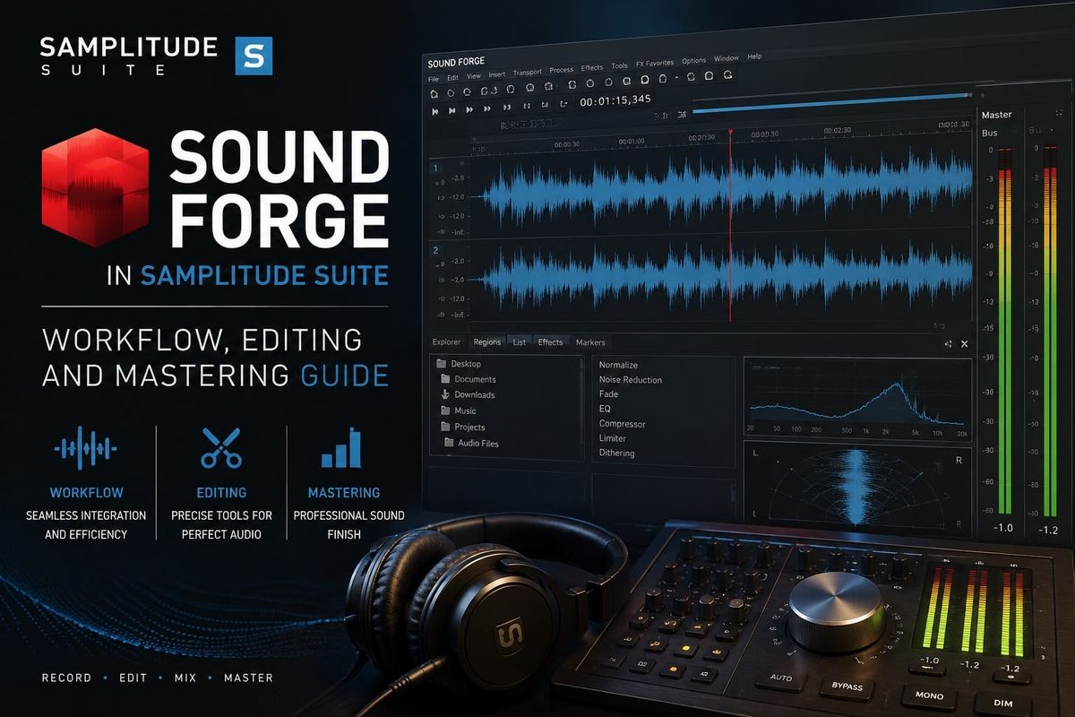 Sound Forge in Samplitude Suite: Workflow, Editing and Mastering Guide