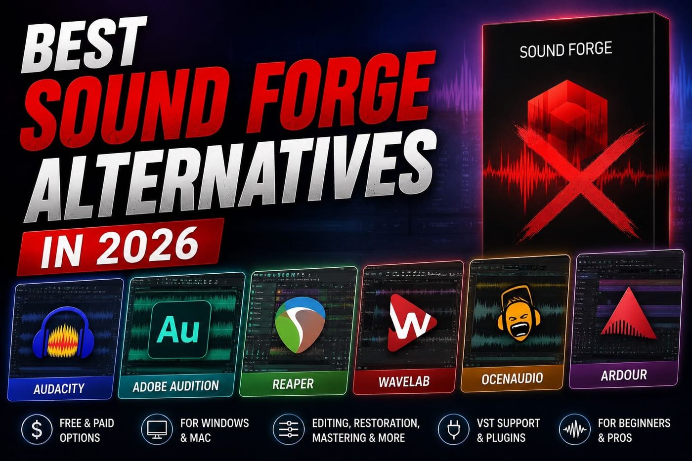 Best Sound Forge Alternatives in 2026