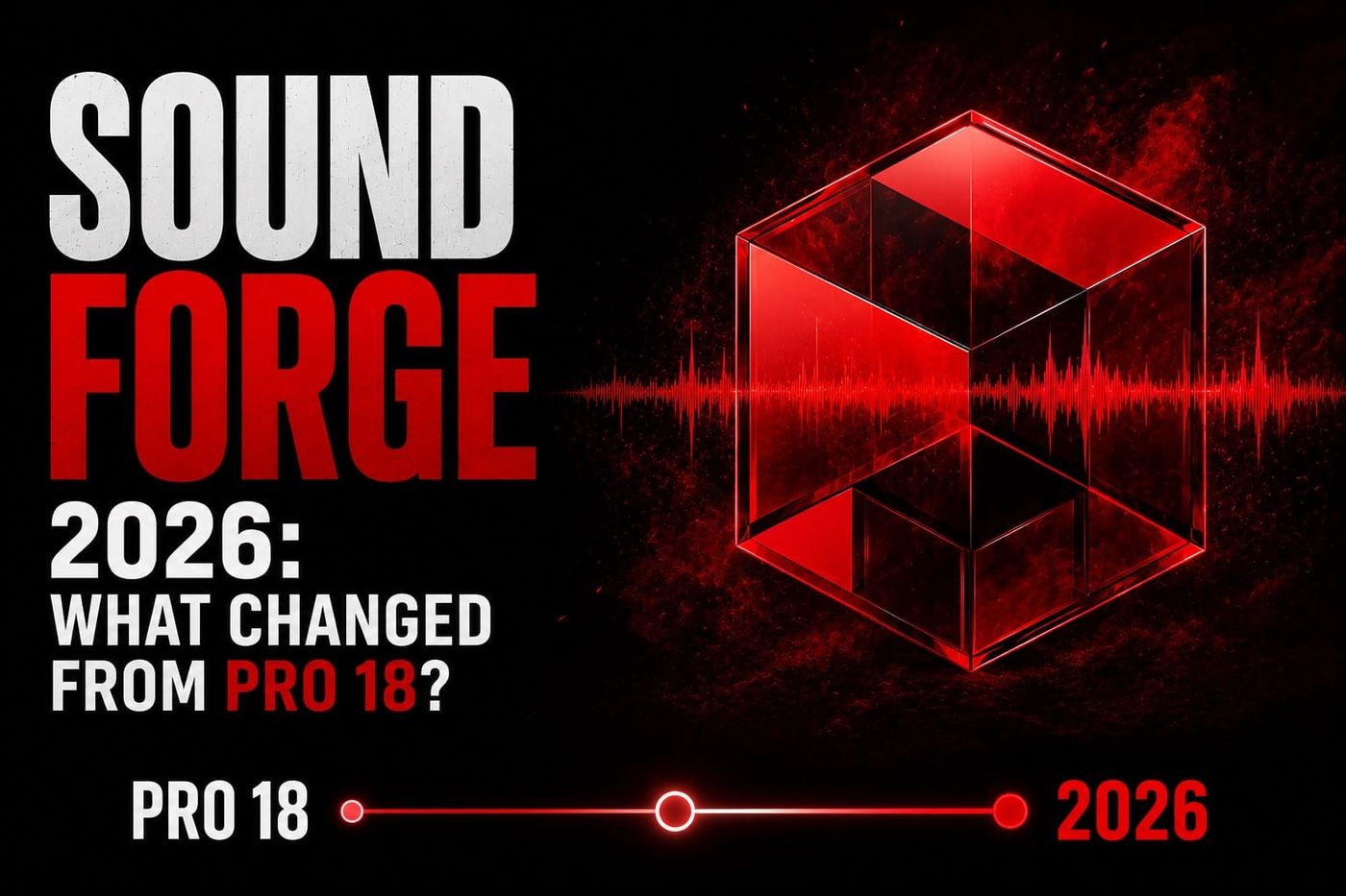 Sound Forge 2026 vs Pro 18: what changed under Boris FX
