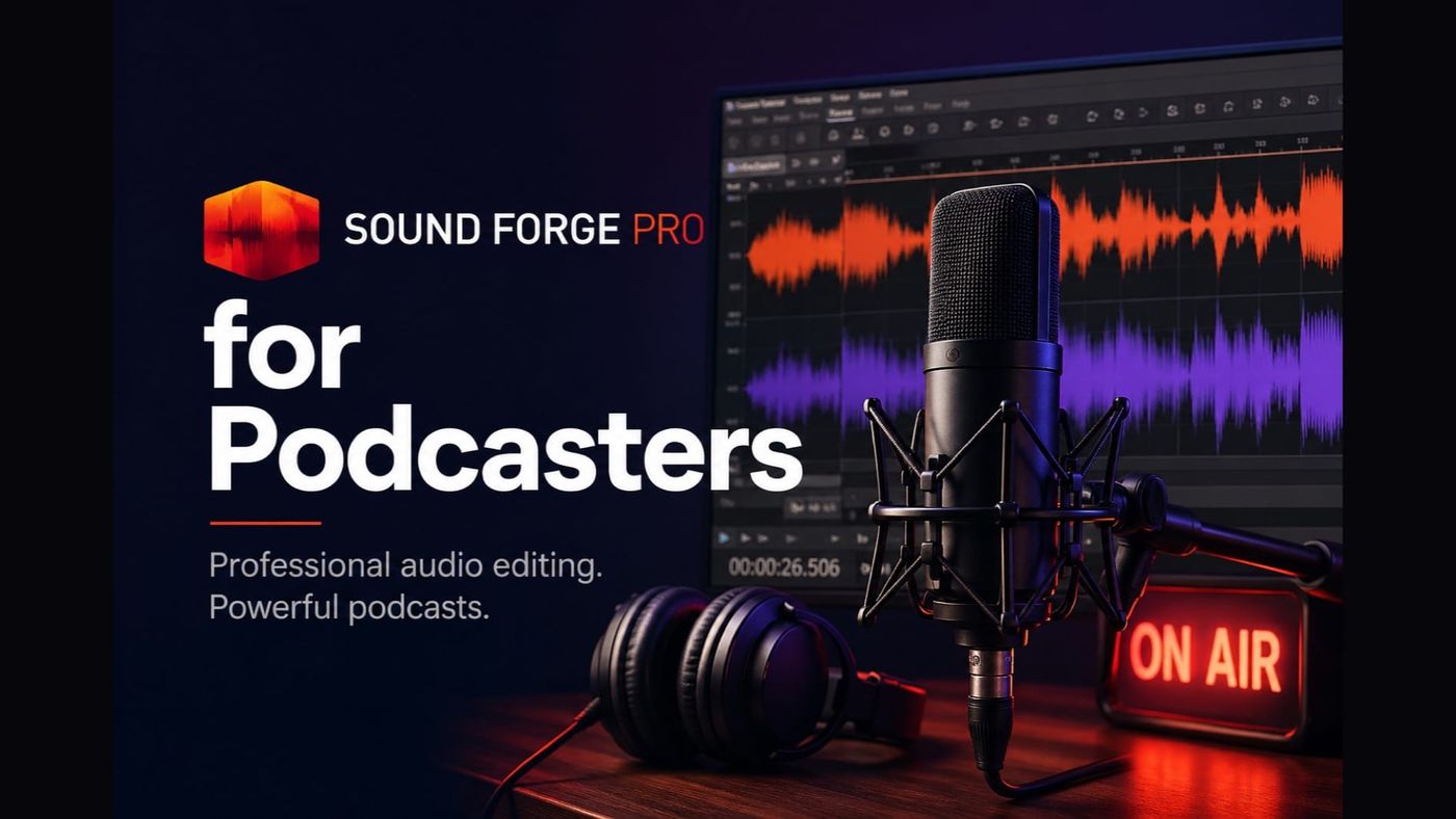 Sound Forge Pro for Podcast Editing: Noise Reduction, LUFS & Export Workflow