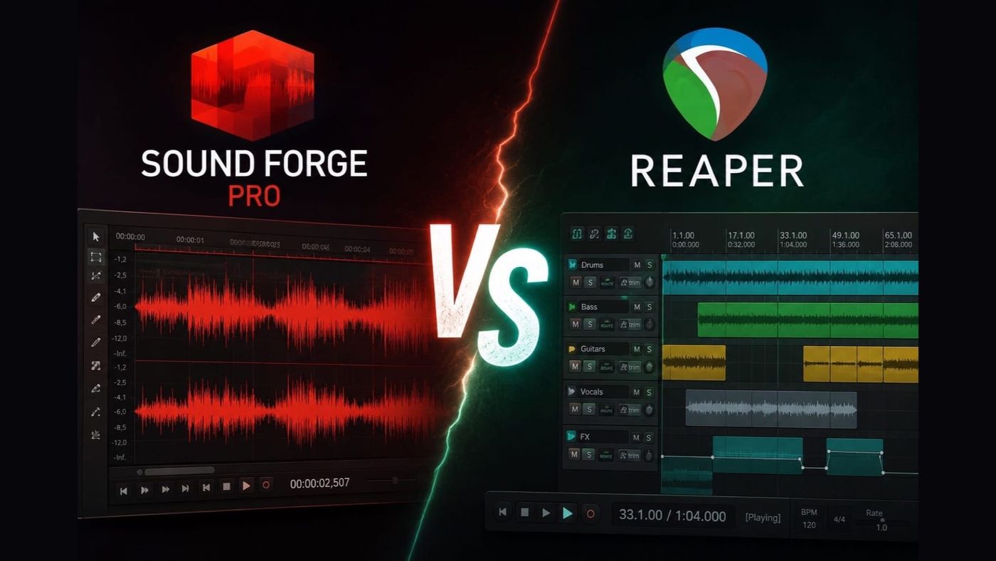 Sound Forge Pro vs Reaper