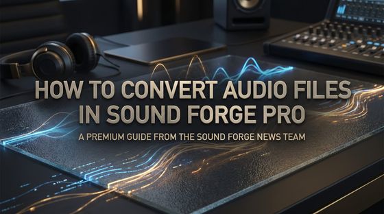 How to Convert Audio Files in Sound Forge (2026)