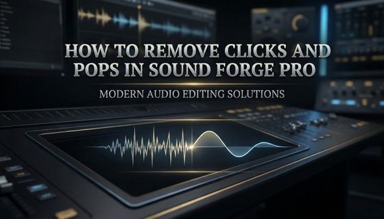 How to Remove Clicks and Pops in Sound Forge Pro
