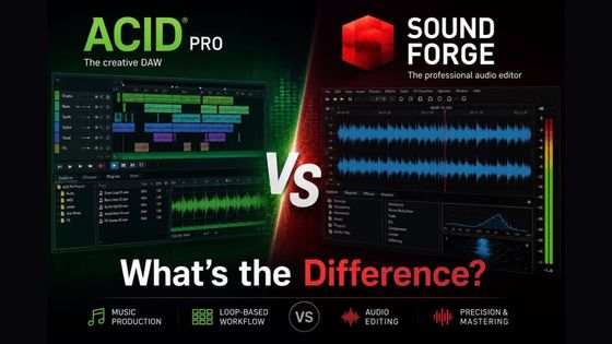 Acid Pro vs Sound Forge: What's the Difference?