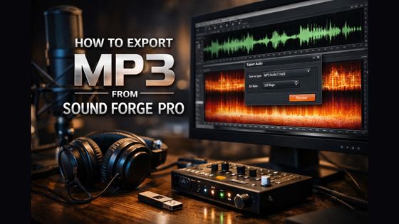 How to Export MP3 from Sound Forge Pro