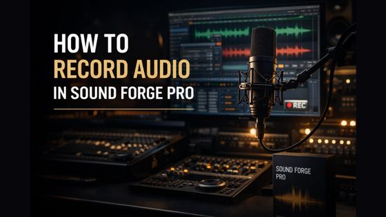 How to Record Audio in Sound Forge Pro 2026