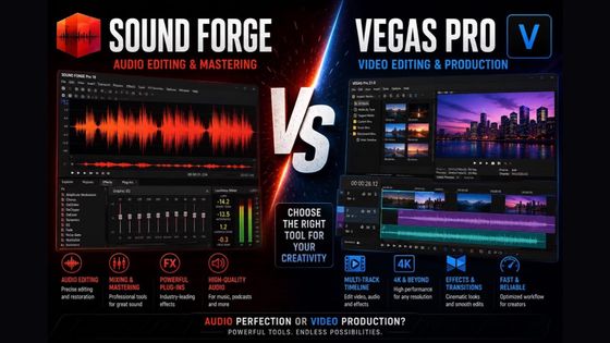 Sound Forge vs Vegas Pro