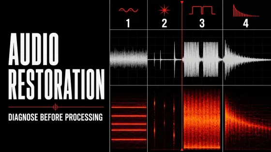 Audio Restoration: Diagnose and Repair Damaged Audio