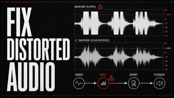 How to Fix Distorted Audio: Find the Fault First